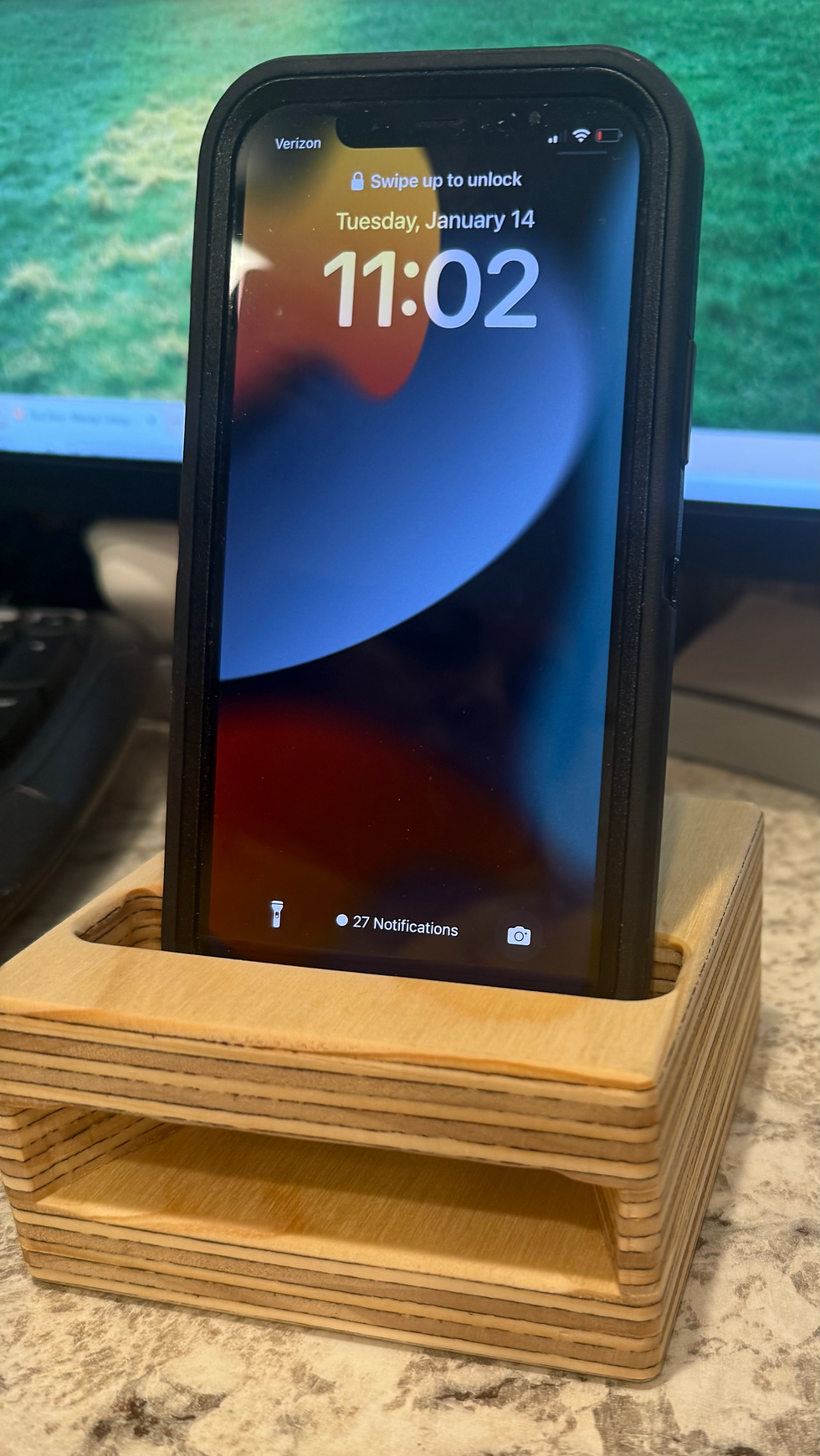 Cell phone speak stand