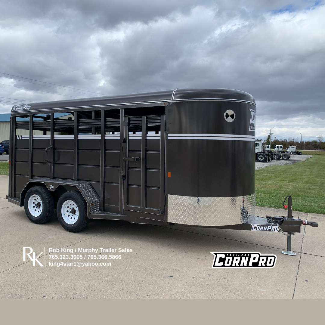 2026 Corn Pro Trailers 16' Livestock Bumper Pull
