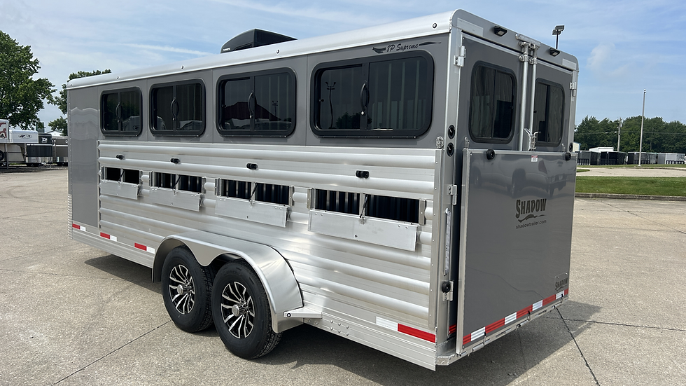 Thumbnail: 2026 Shadow Trailers 8-Pen Show Trailer Bumper Pull