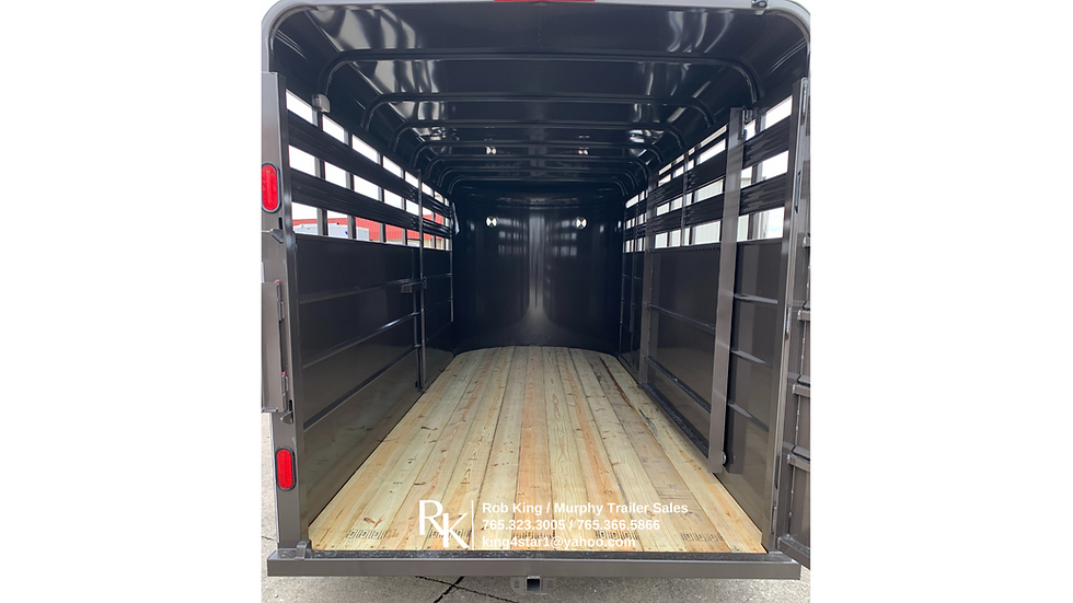 Thumbnail: 2026 Corn Pro Trailers 18' Livestock Bumper Pull