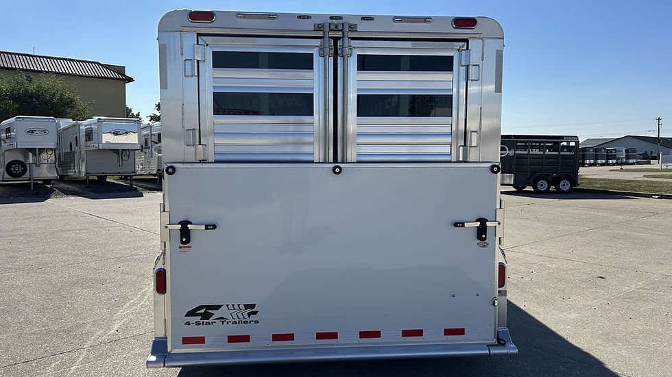 Thumbnail: 2026 4-Star Trailers 27' 6 Horse Slant Stock/Combo Gooseneck