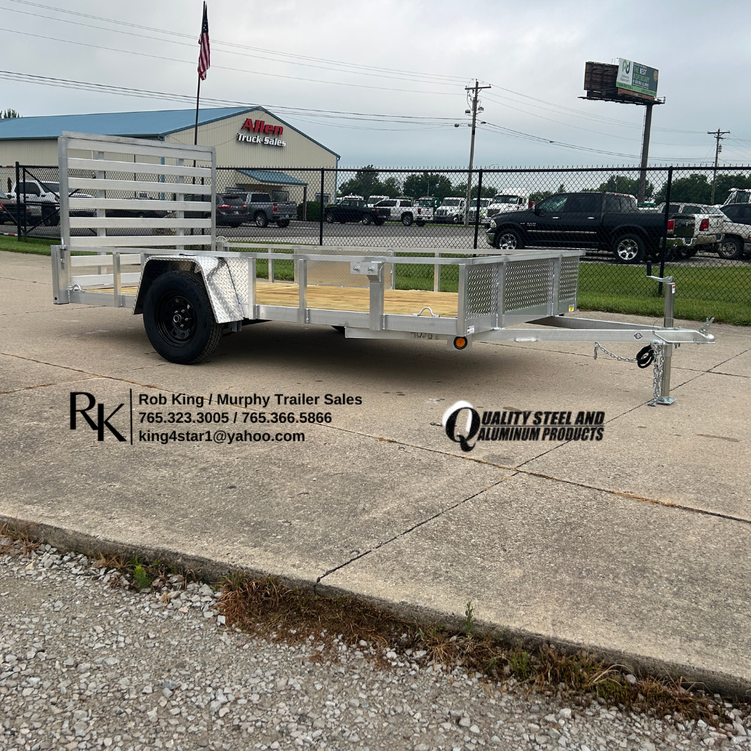 2027 Quality Aluminum Trailers 12' Utility Bumper Pull