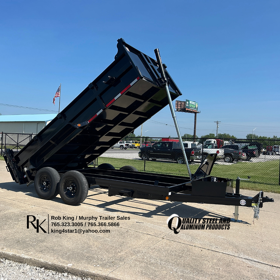 Thumbnail: 2027 Quality Steel Trailers 14K Dump Bumper Pull