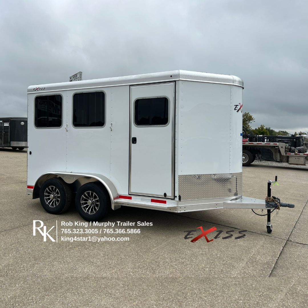 2027 Exiss Trailers 11' 2H Slant Bumper Pull