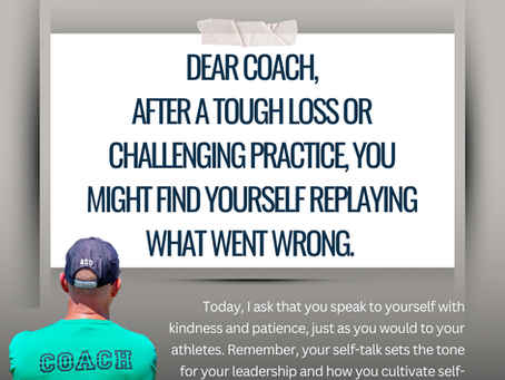 Article 37: The Coach’s Mental Game: Prioritizing Your Wellbeing as You Enter a New School Year