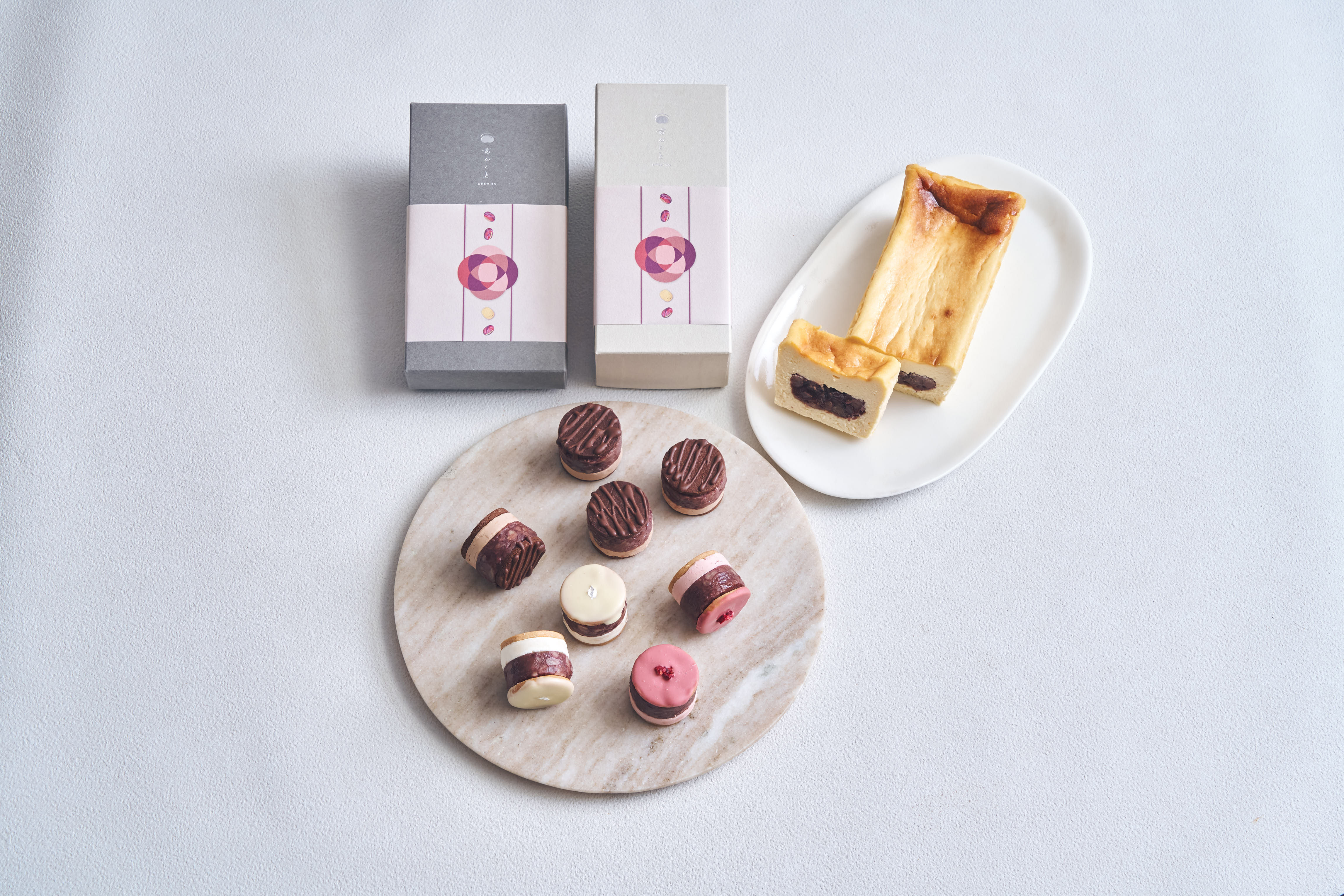 【送料無料】「あんこチーズケーキ」と「バレンタイン限定・あんバターサンド」のセット