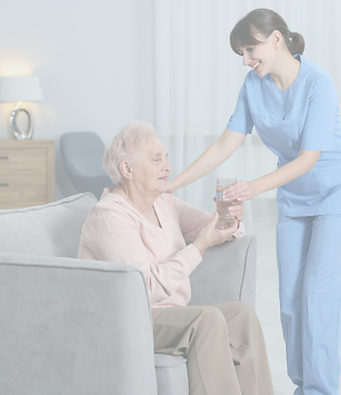 Professional healthcare evaluation for elderly residents