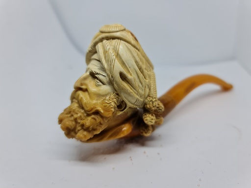 Unique Huge Meerschaum & Bakelite Pipe "Sultan"