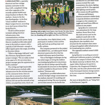 ERMCO and Electric Roundtable Partner Sprig Electric Featured in Electrical Contractor Magazine