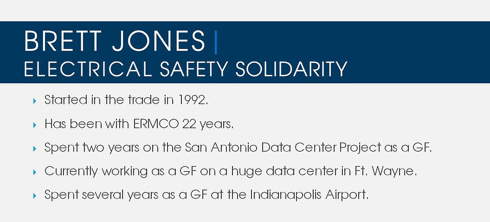 BRETT JONES | ELECTRICAL SAFETY SOLIDARITY AWARD