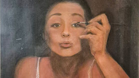 "Seeing Me", Pastel on Canson Paper