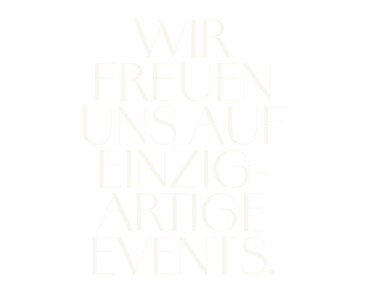 Wir freuen uns auf Events