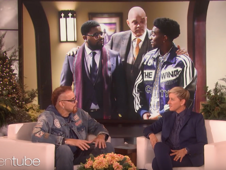 Sinbad Talks Television, Fashion, + Other Things With Ellen