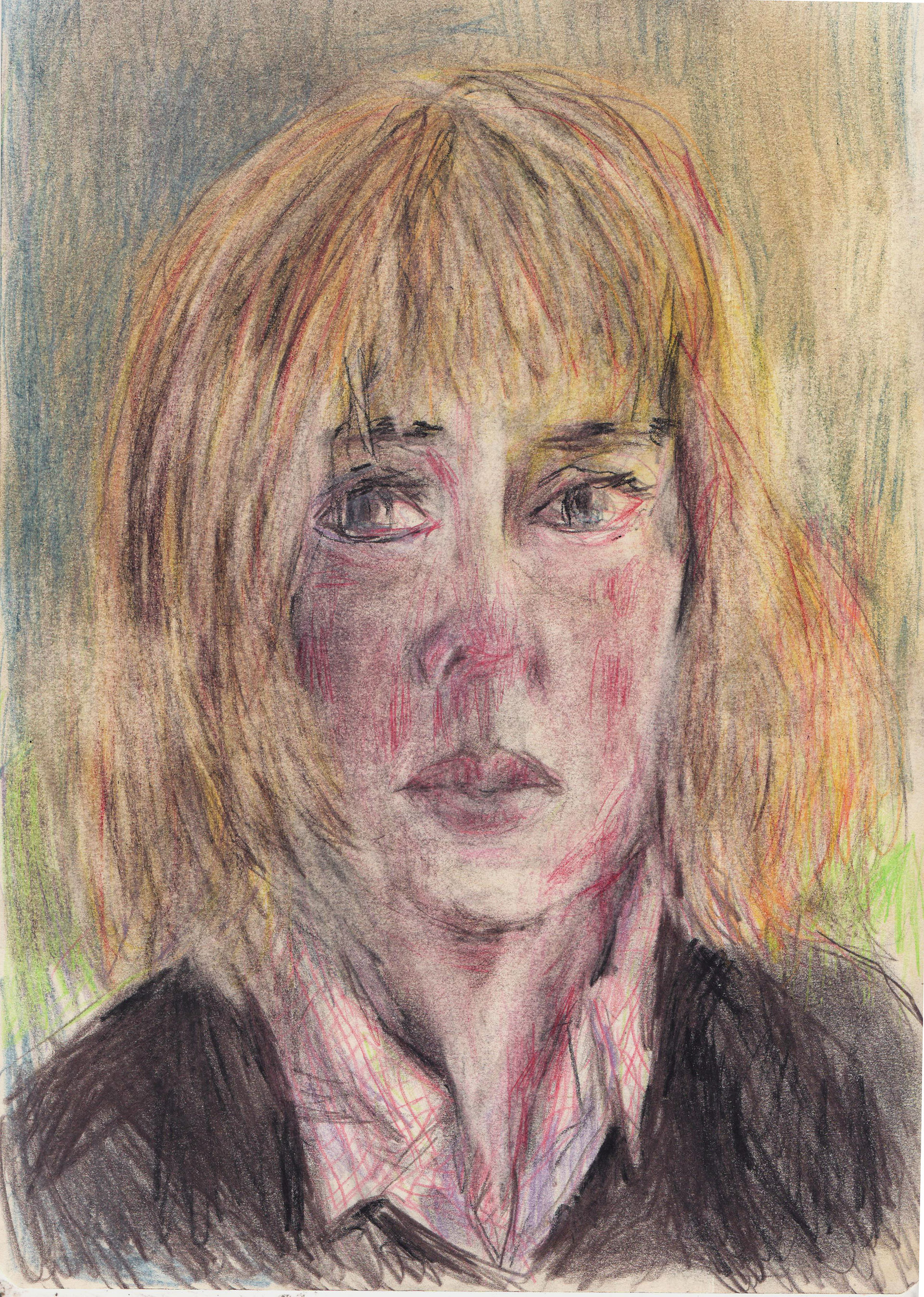 AutoAnalyse IVII  pastel sec 21x29,7cm 2012 Catherine OLIVIER