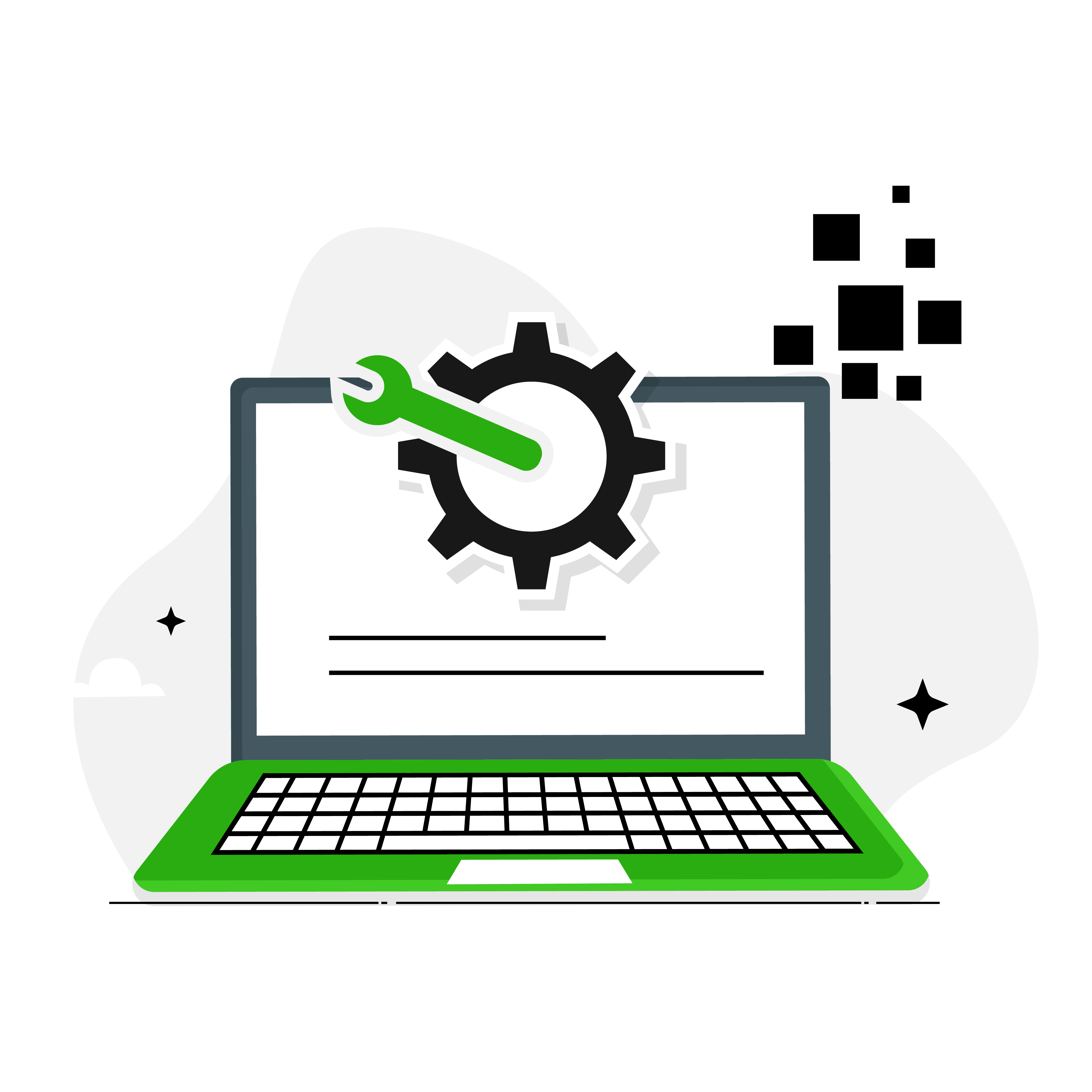 Laptop Services Icon