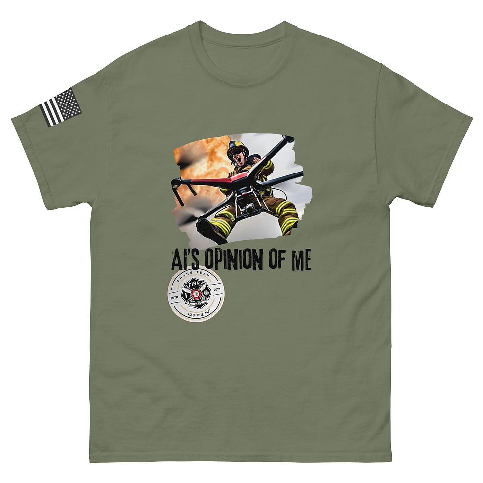 Thumbnail: Unisex - AI's Opinion of me - Drone Rider