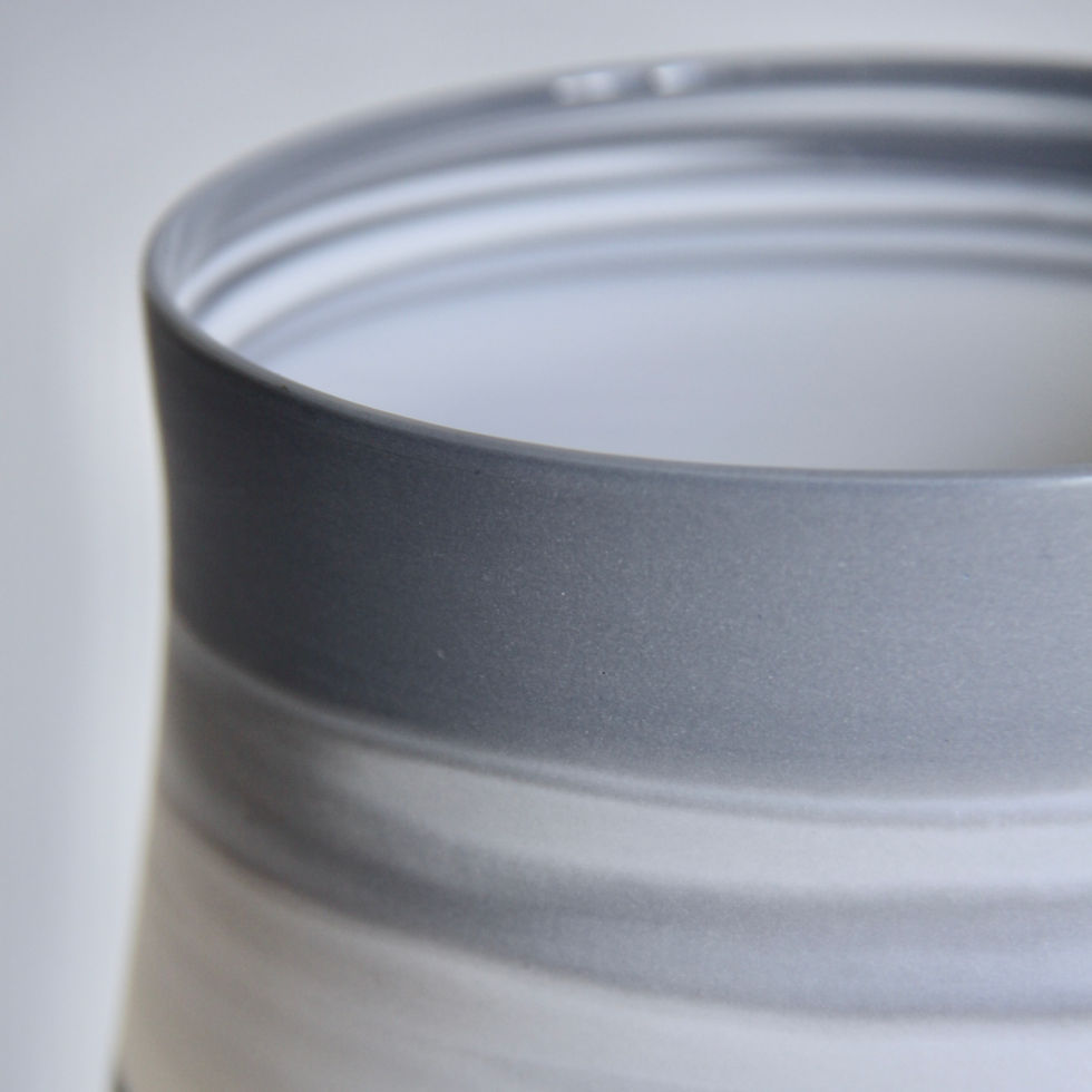 Miniaturbild: Vase Neriage "Black, grey and white"