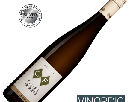Silvermedalj till Calles Riesling 2020 i Vinordic Wine Challenge!