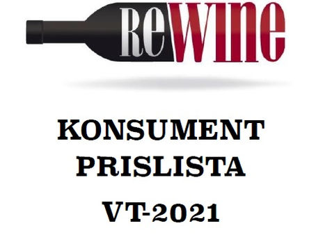 Ny konsumentprislista färdig!
