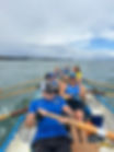 Gig rowers - round the island race Teignmouth