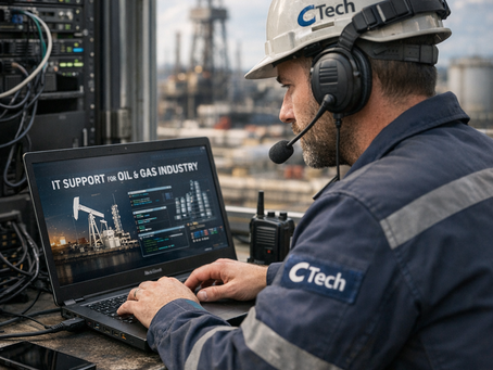 How CTECH Supports the Oil and Gas Industry with Reliable IT Support and Cybersecurity