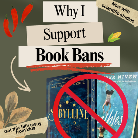 Why I Support Book Bans