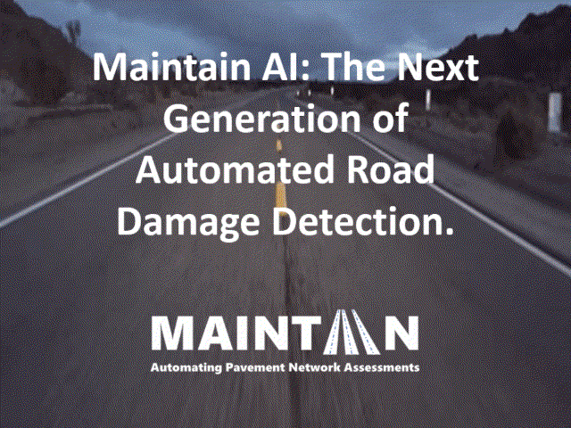 Maintain AI: The Next Generation of Automated Road Damage Detection