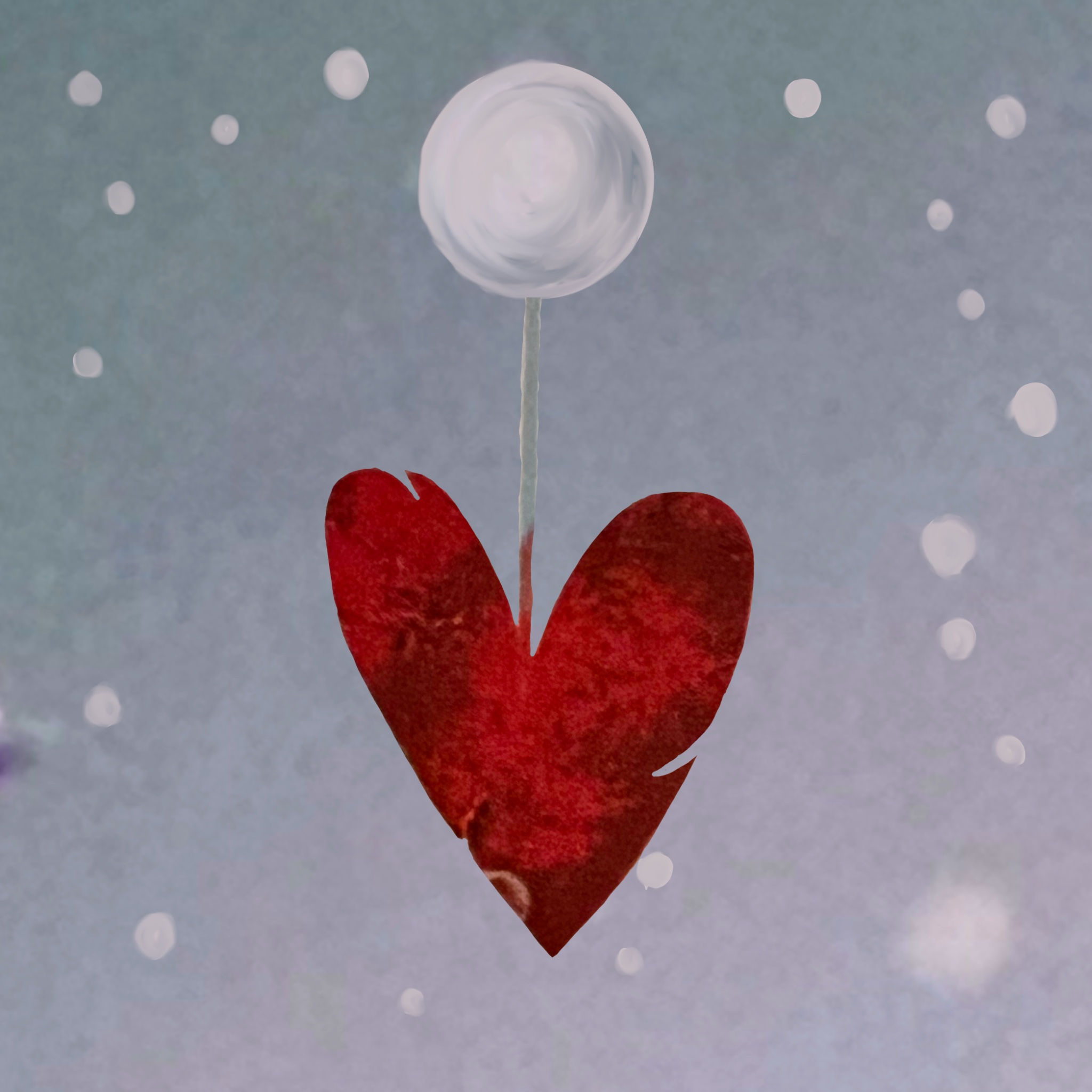 Heart Coasters with writing