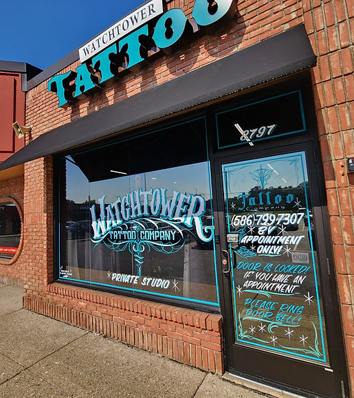 Watchtower Tattoo Company Top Tattoo Artists Utica, MI USA