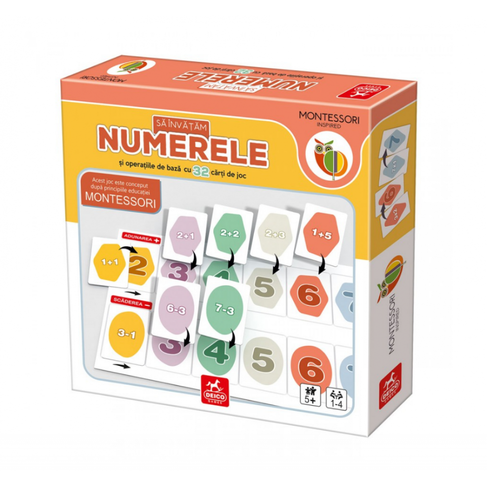 Educativ Montessori sa invatam Numerele