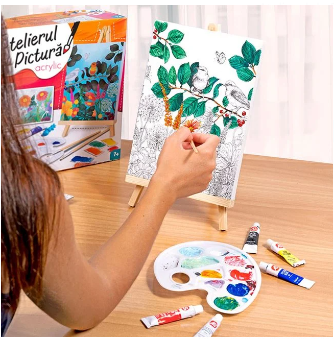 Set-Atelier de Pictura Acrilica Set Pictura Natura-ASART