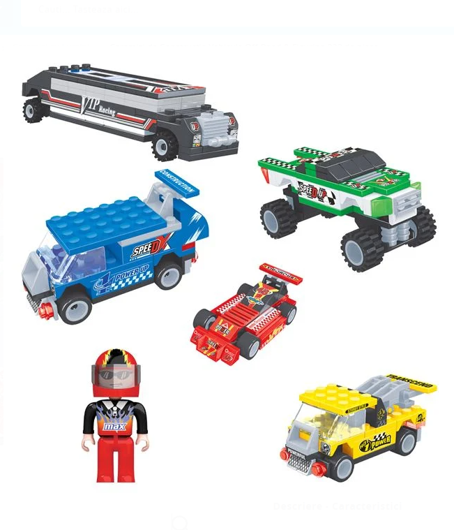 Lego-Caramizi de Constructie Vehicule Off-Road & Figurina 323 de piese