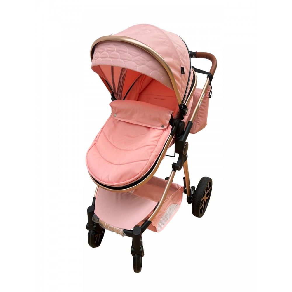Carucior 3in1, landou transformabil in parte sport, 0-36 luni,T9 Roz