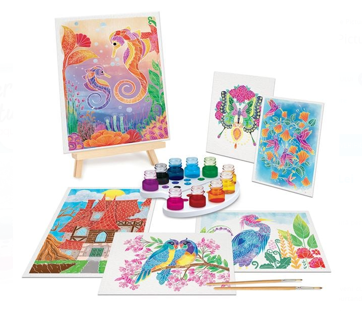 Set-Atelierul de Pictura Acuarele cu Sevalet-ASART