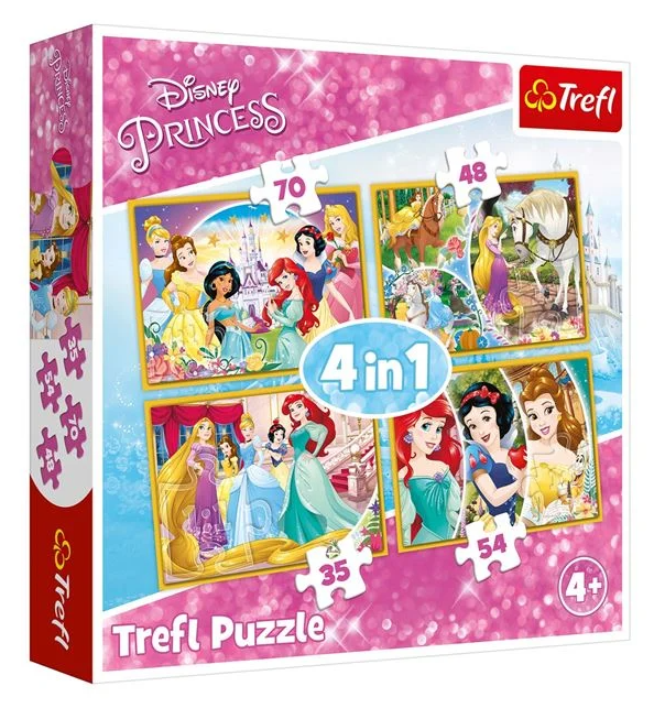 Puzzle Princess 4 in 1 - Trefl