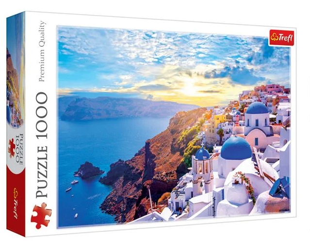 Puzzle Caldera Santorini (1000 de piese) - Trefl