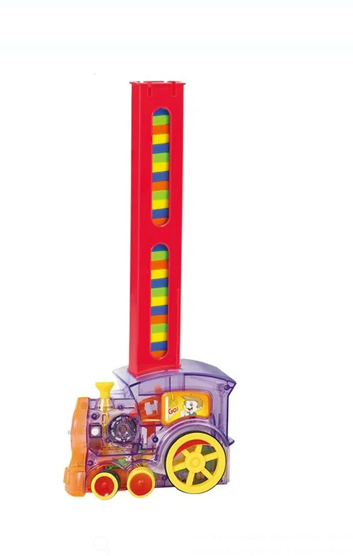 Joc Educativ de Societate-Tren Domino cu Lumina si Sunet