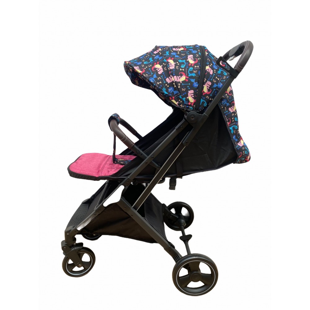 Carucior Sport Tip Troller , Imprimeu Dino 608S Roz