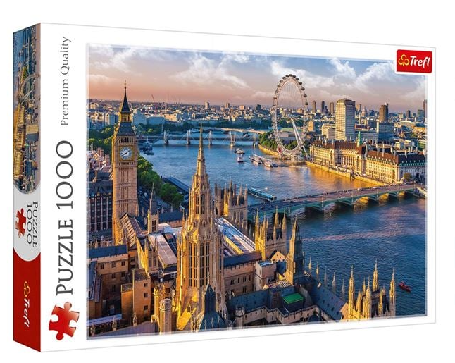 Puzzle Londra Tamisa (1000 de piese) - Trefl