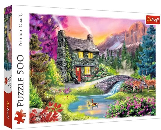 Puzzle Peisaj Idilic (500 de piese) - Trefl