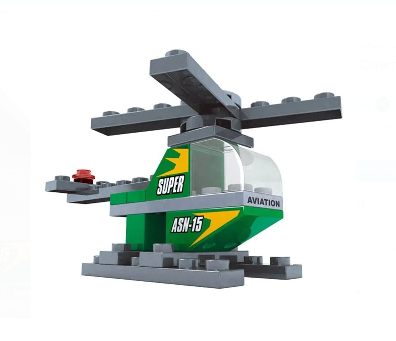 Lego-Elicopter din Caramizi - 33 piese