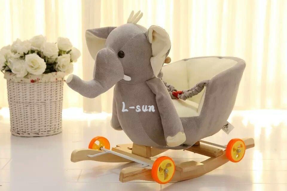 Balansoar cu spatar si muzica , Functie de mergator si balansoar elefant