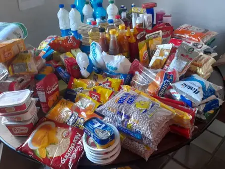 Campanha de arrecadação de alimentos para mulheres pescadoras e suas famílias