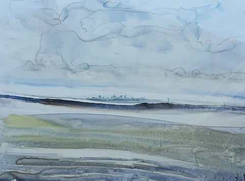 View of S.F. from the Berkeley Mud Flats