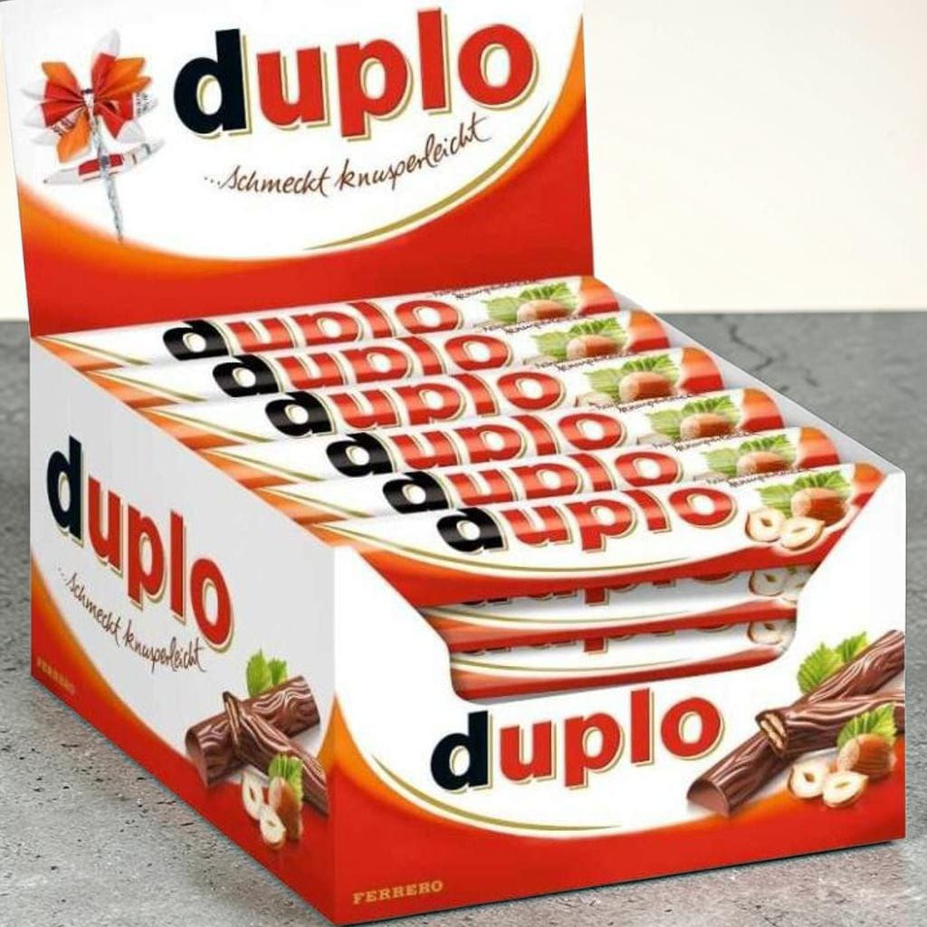 Paquet Duplo Ferrero x40 Barres 728g - Classique & White