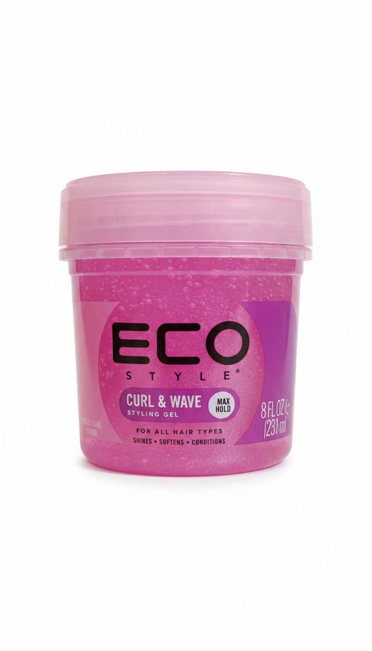 Gel Coiffant Eco Style Curl & Wave - Tenue Max - 231ml
