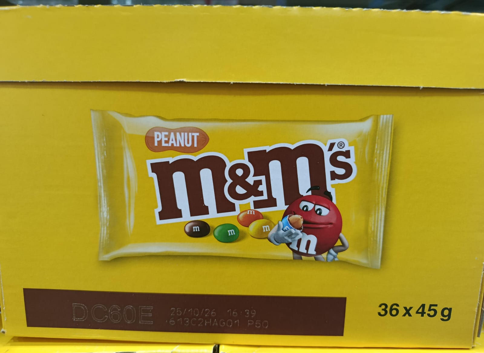 M&M's Peanut 36x45g - familliale
