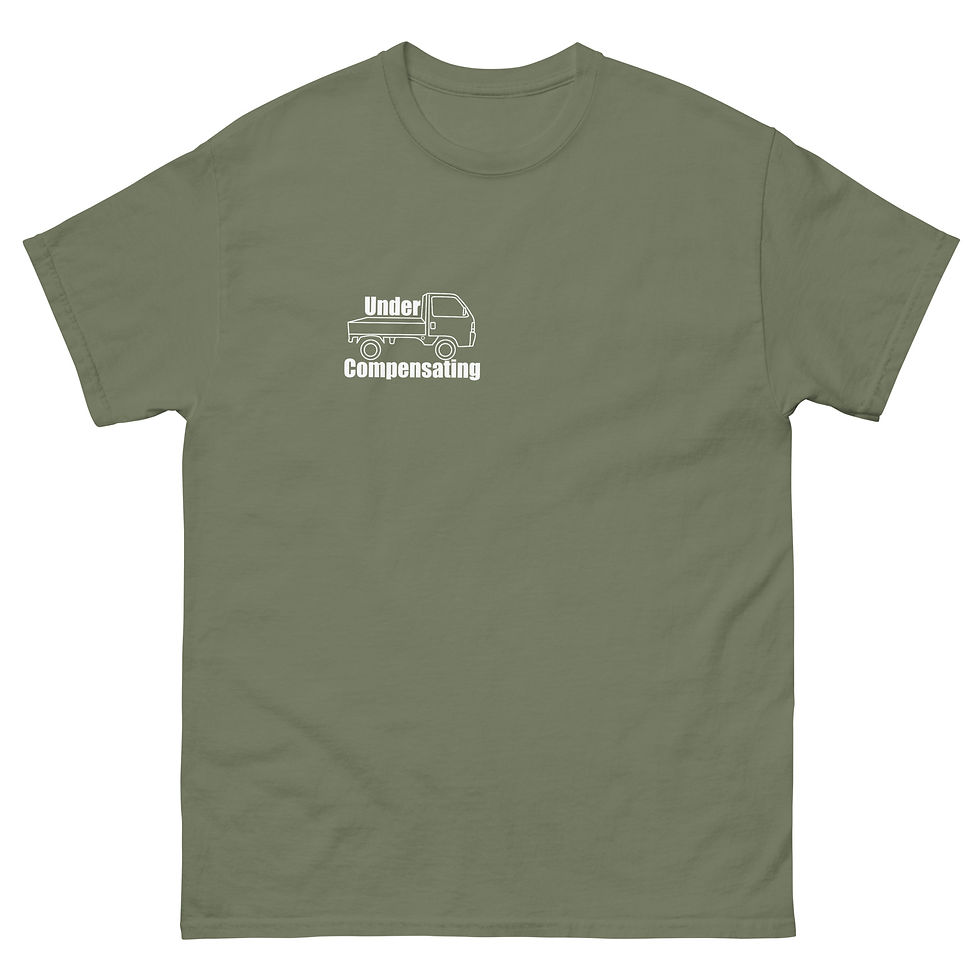 Thumbnail: Undercompensating Stealth Tee w/ Back Print