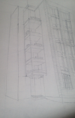 BOCETO EXTERIOR FACULTAD DE ECONOMÍA