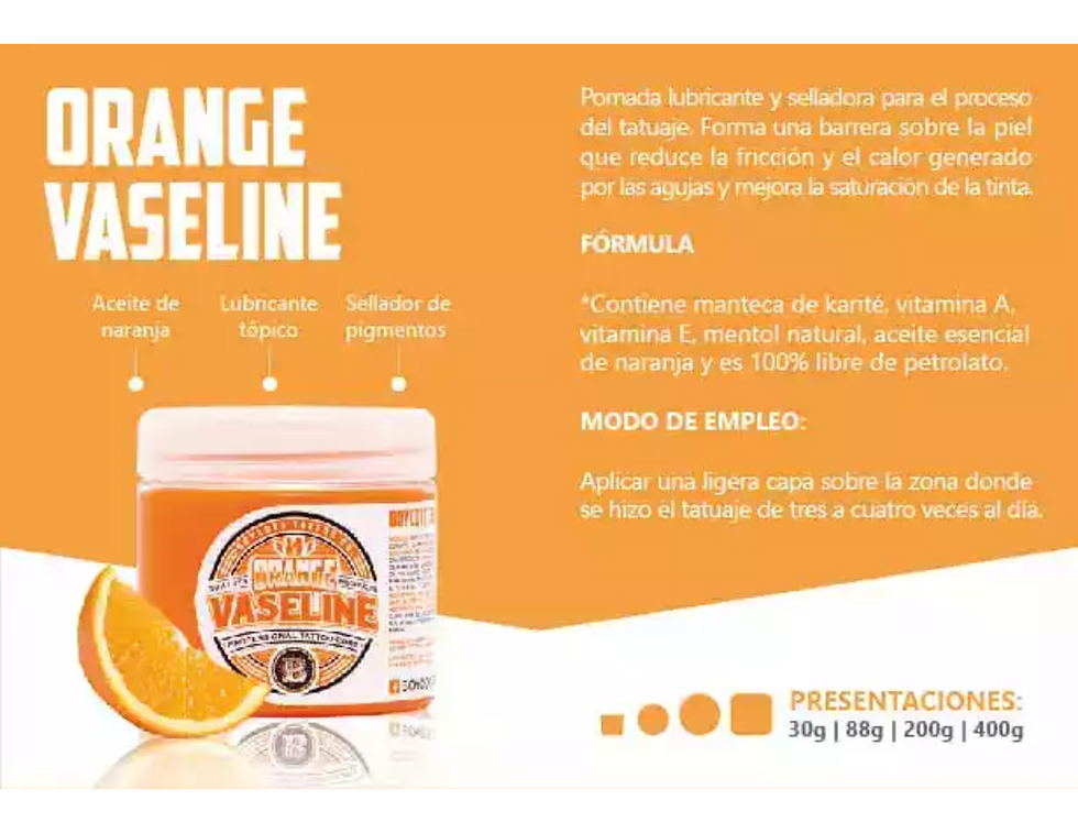 Miniatura: BOYCOTT ORANGE VASELINE